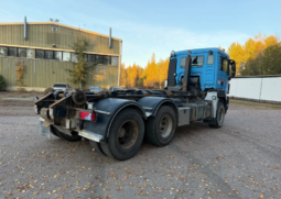 MAN TGS 26.480 6×4 con gancho VAK